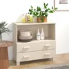 Image de vidaXL Buffet HAMAR Marron miel 85x35x80 cm Bois massif de pin 340496