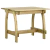 Image de vidaXL Table de jardin 110x74x75 cm Bois de pin imprégné 318403