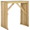 Image de vidaXL Table de bar 100x60x110 cm Bois de pin imprégné