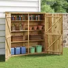 Image de vidaXL Abri à outils de jardin 163x50x171 cm Bois de pin solide 318198