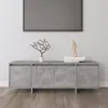 Image de vidaXL Meuble TV Gris béton 120x30x405 cm Aggloméré809579