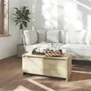 Image de vidaXL Table basse chêne sonoma 90x50x415 cm bois dingénierie 809821