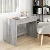 Image de vidaXL Bureau Sonoma gris 101 × 50 × 76.5 cm Aggloméré