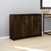 Image de vidaXL Buffet Chêne fumé 102x33x75 cm Aggloméré