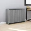 Image de vidaXL Buffet Sonoma gris 102 x 33 x 75 cm Aggloméré