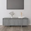 Image de vidaXL Meuble TV Sonoma gris 120 × 30 × 40.5 cm Aggloméré