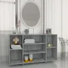 Image de vidaXL Buffet Sonoma gris 120x30x75 cm Aggloméré