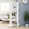 Image de vidaXL Bibliothèque/séparateur de pièce blanc bois dingénierie 811565