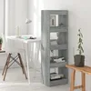 Image de vidaXL Bibliothèque-Séparateur de pièce Sonoma gris 40x30x135 cm