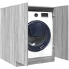 Image de vidaXL Meuble pour Machine à Laver Armoire de Machine à Laver avec Rangement Meuble pour Lave-linge de Salle de Bain 813195