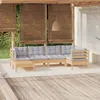 Image de vidaXL Bois de Pin Massif Salon de Jardin 6 pcs avec Coussins Mobilier de Patio Meubles dExtérieur Mobilier de Jardin 3096537