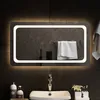 Image de vidaXL Miroir de salle de bain à LED 90x50 cm 151789