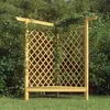 Image de vidaXL Pergola dangle avec banc 166 x 81 x 174 cm Bois de pin imprégné
