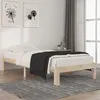 Image de vidaXL Cadre de lit Bois de pin massif 90x200 cm 810350