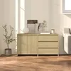 Image de vidaXL Buffets 2 pcs Chêne sonoma Bois dingénierie 3098059