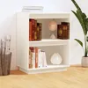 Image de vidaXL Armoire console Blanc 60x34x75 cm Bois de pin solide