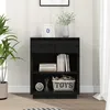 Image de vidaXL Armoire console Noir 60x34x75 cm Bois de pin solide