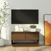 Image de vidaXL Meuble TV Marron miel 74x34x40 cm Bois de pin massif