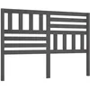 Image de vidaXL Tête de lit Gris 146x4x100 cm Bois massif de pin 814146