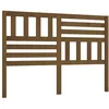 Image de vidaXL Tête de lit Marron miel 166x4x100 cm Bois massif de pin 814157