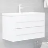 Image de vidaXL Armoire dévier avec lavabo intégré