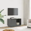 Image de vidaXL Meuble TV Gris 74x35x44 cm Bois de pin massif814336