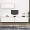 Image de vidaXL 3x Meubles TV Muraux Flottants Suspendus Centres de Divertissement Meubles de Rangement Salon Salle de Séjour Blanc 3100140