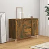 Image de vidaXL Buffet Chêne fumé 101x35x70 cm Bois dingénierie 815162