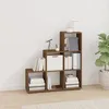 Image de 342608 vidaXL Bibliothèque escalier Chêne marron 107 cm Bois dingénierie
