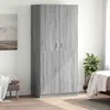 Image de vidaXL Garde-robe Sonoma gris 90x52x200 cm Bois dingénierie 815355