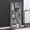 Image de vidaXL Bibliothèque Sonoma gris 67x24x161 cm Bois dingénierie 815502