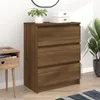 Image de vidaXL Buffet Chêne marron 60x35x76 cm Bois dingénierie 815512