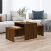 Image de vidaXL Ensemble table basse Chêne brun 100x48x40 cm Bois dingénierie 815548