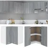 Image de vidaXL Armoire dangle suspendue Lyon Gris Sonoma 57 x 57 x 60 cm Bois dingénierie 815598