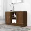 Image de Buffet Chêne Marron 120X305X70 Cm Bois Dingénierie