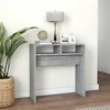 Image de vidaXL Table console Sonoma gris 78x30x80 cm Bois dingénierie 815937