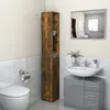 Image de Armoire de bain - VIDAXL - Chêne fumé - 25x265x170 cm - Bois dingénierie - Design élégant