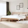 Image de vidaXL Cadre de lit sans matelas bois massif 160x200 cm 3100599