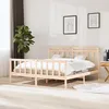 Image de vidaXL Cadre de lit sans matelas bois massif 160x200 cm 3100968