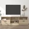Image de vidaXL Meuble TV Chêne sonoma 150x335x45 cm Bois dingénierie 811460