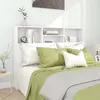 Image de vidaXL Armoire de tête de lit Blanc 140x19x1035 cm 811862