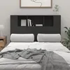 Image de vidaXL Armoire de tête de lit Noir 120x185x1045 cm 811917