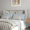 Image de vidaXL Armoire de Tête de Lit Murale Meuble de Chambre à Coucher Tête de Lit avec Rangement Accessoire de Lit Intérieur Gris 811947