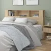 Image de vidaXL Armoire de tête de lit Chêne sonoma 200x185x1045 cm 811955