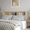 Image de vidaXL Armoire de tête de lit Chêne sonoma 220x185x1045 cm 811964