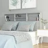 Image de vidaXL Armoire de tête de lit Sonoma gris 160x19x1035 cm 817253