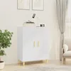 Image de 812096 vidaXL Buffet Blanc 70x34x90 cm Bois dingénierie