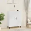 Image de vidaXL Buffet Armoire de Rangement Organisateur de Maison Meuble de Rangement Armoire de Salon Intérieur Blanc Bois 812105