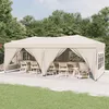 Image de vidaXL Tente de Réception Pliable avec Parois Tonnelle de Camping Belvédère de Pique-nique Pavillon de Jardin Terrasse 93543