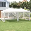 Image de vidaXL Tente de Réception Pliable avec Parois Belvédère de Camping Pavillon dExtérieur Tonnelle de Jardin Chapiteau Patio 93552